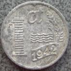 1 cent 1942 - zink., Postzegels en Munten, Koningin Wilhelmina, Ophalen of Verzenden, 1 cent, Losse munt