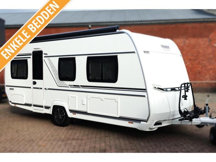 Fendt Black Line 515 SG Level System Airco Mover Luifel Cass, Caravans en Kamperen, Caravans, Bedrijf, tot en met 4, 1250 - 1500 kg