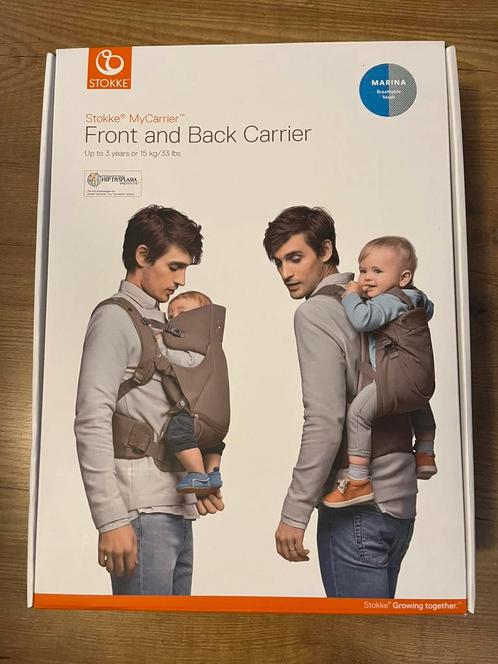 Stokke myCarrier front and back carrier, Kinderen en Baby's, Babydragers en Draagdoeken, Zo goed als nieuw, Draagzak, Buik of Rug