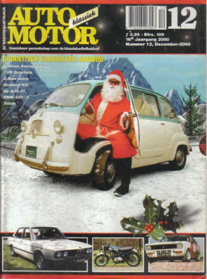 AMK 12 2000: BMW 525 - Austin Mini Cooper Van - TVR Grantura, Boeken, Auto's | Folders en Tijdschriften, Gelezen, Algemeen, Ophalen of Verzenden