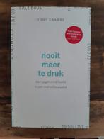Nooit meer te druk boek en werkboek, Ophalen of Verzenden, Zo goed als nieuw