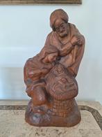 Houten Beeld Heilige Familie, Antiek en Kunst, Ophalen of Verzenden