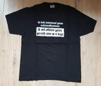 4 verschillende grappige shirts, Ophalen of Verzenden, Zo goed als nieuw, Maat 56/58 (XL), Zwart