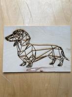 Mooie zelfgemaakte hond als decoratie, Ophalen of Verzenden, Zo goed als nieuw