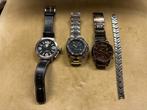 Horloges TW Steel, Tommy Hilfiger, Fossil + Armband, Overige merken, Gebruikt, Staal, Polshorloge