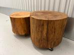 Boomstam bijzettafels op wielen, Ophalen, Minder dan 45 cm, Minder dan 55 cm, Gebruikt