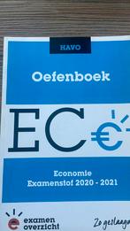 Economie oefenboek en samenvatting Havo 2020-2021, Verzenden, Zo goed als nieuw, HAVO, Economie