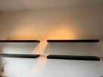 4 IKEA wandplanken Zwartbruin 110x26x5cm, Huis en Inrichting, Ophalen, Zo goed als nieuw