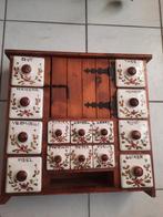 Mooi kruidenkastje /  specerijen/ voorraadkastje, Antiek en Kunst, Ophalen of Verzenden