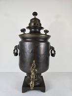 Kapitale samovar, messing, Rusland, midden 19e eeuw, Antiek en Kunst, Ophalen of Verzenden, Koper