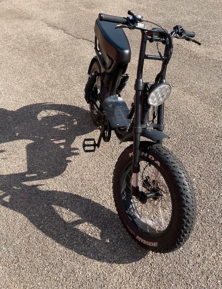 Dons souris capo premium matte black fatbike te koop!, Fietsen en Brommers, Elektrische fietsen, Zo goed als nieuw, Overige merken