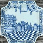 Mooi Apart Wandbordje ‘t Delftsche Huijs Delft Blue, Antiek en Kunst, Ophalen