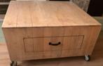Sterke zware salontafel, Huis en Inrichting, Tafels | Salontafels, Ophalen, Gebruikt, 50 tot 100 cm, Vierkant