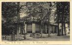 Bergen (N.H.) Café Restaurant "De Rustende Jager", Verzamelen, Ansichtkaarten | Nederland, Verzenden, 1920 tot 1940, Ongelopen