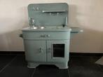 Speelgoedkeuken zelfgemaakt van kastje, Ophalen, Gebruikt, Hout, Speelkeuken