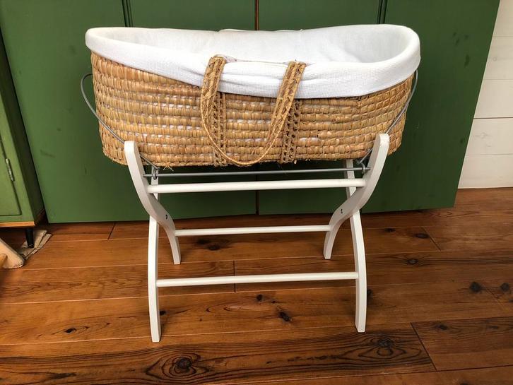 Mozesmand/wieg met standaard, Kinderen en Baby's, Babywiegjes en Ledikanten, Gebruikt, Wieg, Ophalen