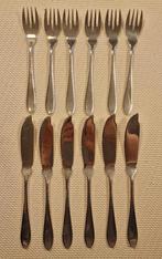 GERO P618 verzilverd puntfilet Visbestek, viscouverts., Antiek en Kunst, Antiek | Bestek, Ophalen of Verzenden