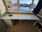 Groot bureau Ikea Linnmon 200 x 60 cm, Huis en Inrichting, Bureaus, Ophalen, Zo goed als nieuw, Bureau