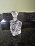 Vierkant kristallen karafje., Antiek en Kunst, Ophalen