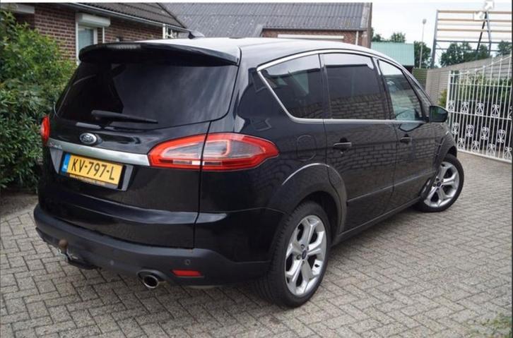 Ford S-Max 2.0 Stci 149KW Powershift 2011 Zwart, Auto's, Ford, Particulier, S-Max, Adaptieve lichten, Airbags, Airconditioning