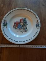 peter rabbit wedgwood porcelein set bord en mok, Ophalen