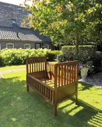 SFEERVOL VINTAGE LEDIKANT met KLEPZIJKANT., Ophalen, Zo goed als nieuw, Ledikant