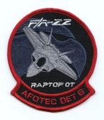 USAF luchtmacht patch AFOTEC Det 6 F/A-22 Raptor Nellis, Ophalen of Verzenden, Luchtmacht, Amerika, Embleem of Badge