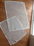 Handgemaakte Gehaakte Kleedjes - Set van 2, Huis en Inrichting, Wit, Zo goed als nieuw, Rechthoekig, 50 tot 100 cm