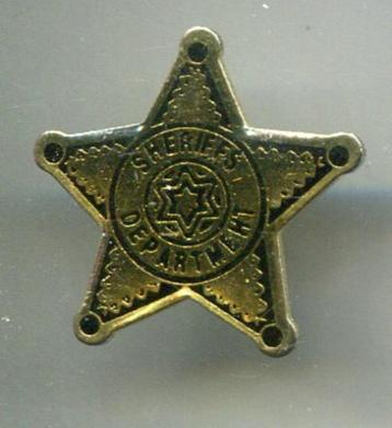 Cheriffs Departement koper ster PIN ( BLAD8_855 ) beschikbaar voor biedingen