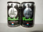 2 Grolsch 1976 OP SAIL Eendracht Holland Bierblikjes, Verzamelen, Ophalen of Verzenden, Gebruikt, Overige typen, Grolsch