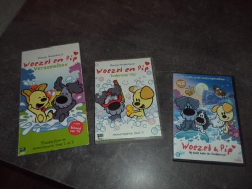 Woezel en Pip dvd's, Cd's en Dvd's, Dvd's | Kinderen en Jeugd, Zo goed als nieuw, Film, Avontuur, Boxset, Alle leeftijden, Ophalen