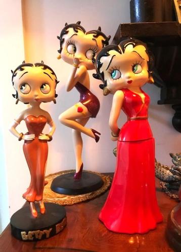 Betty Boop collectie 3 beelden & spiegel😍💑🤗🎁😘👌 beschikbaar voor biedingen