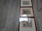 3 kleine kopergravures circa 1783, Antiek en Kunst, Verzenden