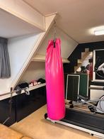 Bokszak 150 cm lang, knal roze, Ophalen, Zo goed als nieuw, Bokszak