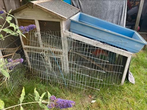 Buitenhok voor knagers, Dieren en Toebehoren, Knaagdieren en Konijnen | Hokken en Kooien, Gebruikt, Ren, 90 cm of meer, 110 cm of meer