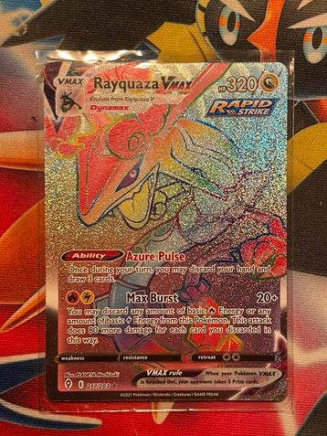 Rayquaza Vmax Rainbow Secret Rare 217/203 beschikbaar voor biedingen