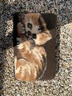 Vintage wollen kussen poes, Ophalen of Verzenden, Wit