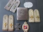 Sigaretten etui met embleem Duitse Fliegertruppen WO1, Verzamelen, Ophalen of Verzenden, Landmacht, Nederland
