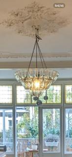 Lamp met flesjes, Ophalen, Gebruikt, Glas