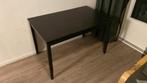 2x tafel zwart Ikea Lerhamn 118x74 werktafel atelier tafel, 100 tot 150 cm, 100 tot 150 cm, Grenenhout, Gebruikt