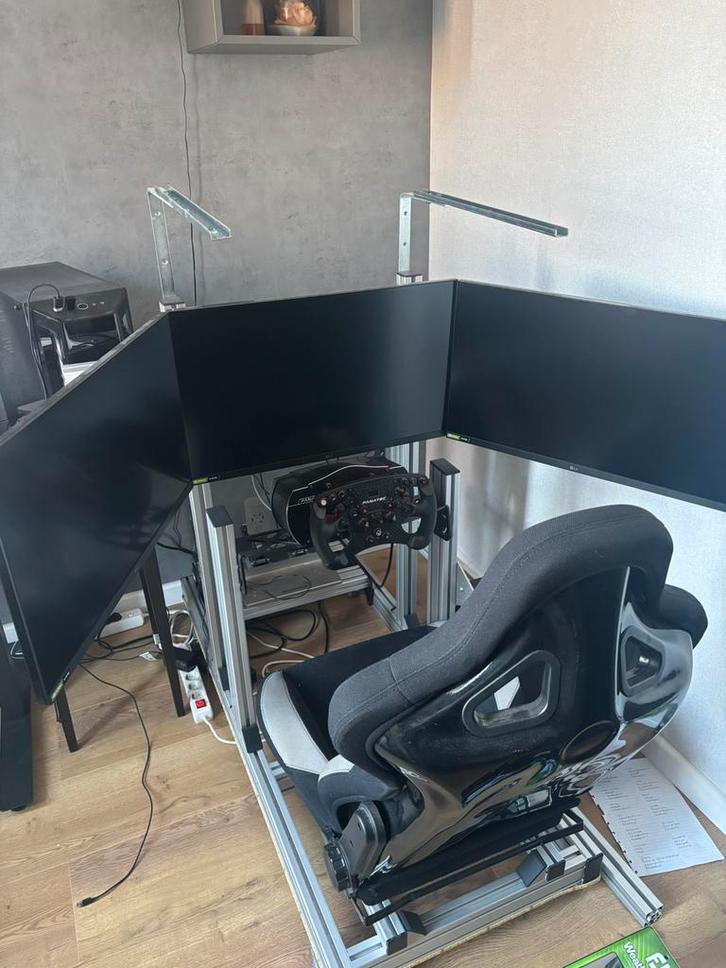 Complete simracing setup, Computers en Software, Desktop Pc's, Gebruikt, Ophalen