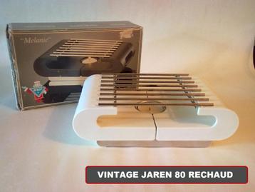 retro vintage jaren 80 BMF Melanie rechaud theelicht wit beschikbaar voor biedingen
