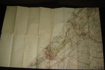 Stafkaart NL 1914 leger Den Haag Scheveningen Leiden wo1  beschikbaar voor biedingen