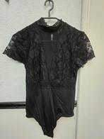Pieces Body Kant Mesh Zwart Maat M, Pieces, Ophalen of Verzenden, Zo goed als nieuw