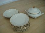 borden Bavaria servies met chic gouden randje., Ophalen, Zo goed als nieuw, Bord(en), Overige stijlen