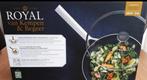 Royal Van Kempen & Begeer Wok Pan met deksel 28 CM, Nieuw, Ophalen of Verzenden, Rvs, Keramische plaat
