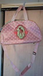Schattige roze kindertas met stippen en hert, Ophalen, Zo goed als nieuw, Onbekend