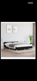 VidaXL boxspring bedframe zonder matras, Huis en Inrichting, Slaapkamer | Bedden, Ophalen, Tweepersoons, 140 cm, Zo goed als nieuw