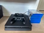 Playstation 4 slim 1TB, Spelcomputers en Games, Spelcomputers | Sony PlayStation 4, Ophalen, Met 2 controllers, 1 TB, Slim