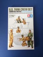 TAMIYA 35347 US Tank crew ETO incl accessoires 1/35, Hobby en Vrije tijd, Modelbouw | Figuren en Diorama's, Nieuw, 1:35 tot 1:50